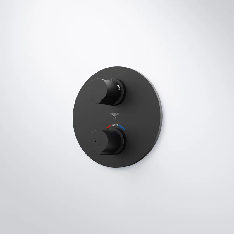 Serie 100 Fertigmontageset für Unterputzthermostat mit 2-Wege-Umsteller