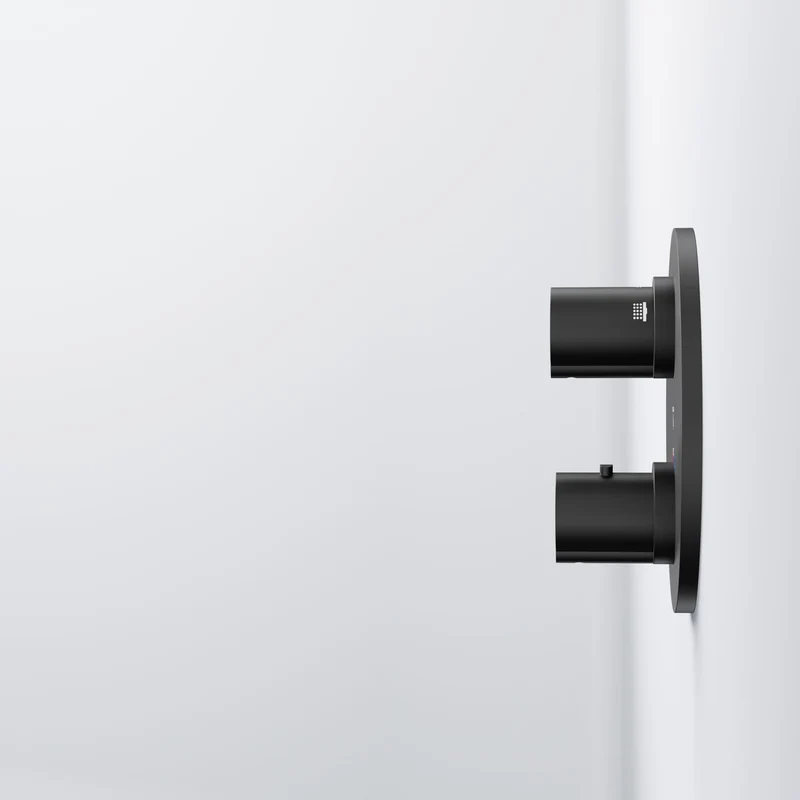 Serie 100 Fertigmontageset für Unterputzthermostat mit 2-Wege-Umsteller