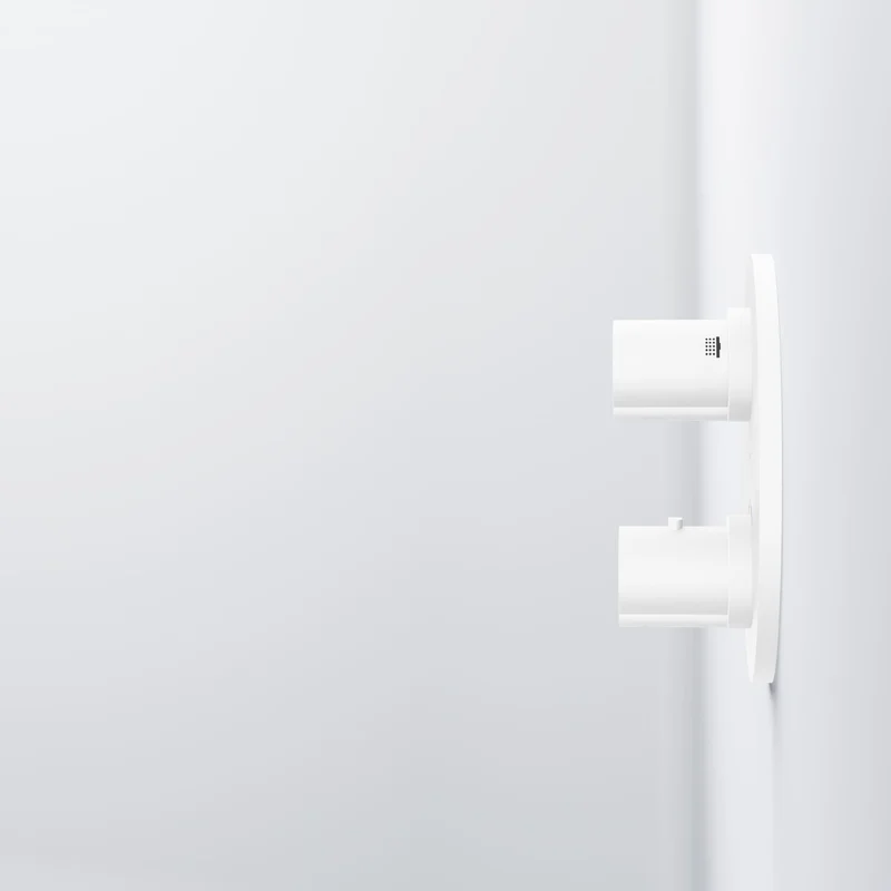 Serie 100 Fertigmontageset für Unterputzthermostat mit 2-Wege-Umsteller