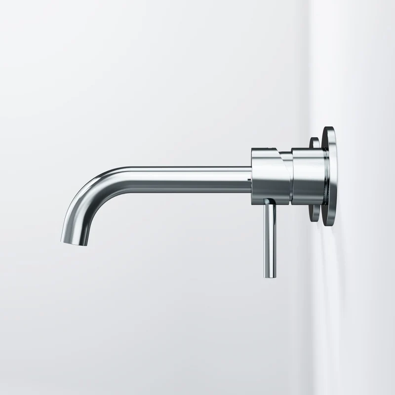Serie 100 Waschtisch-Wand-Einhebelmischer (Fertigmontageset)