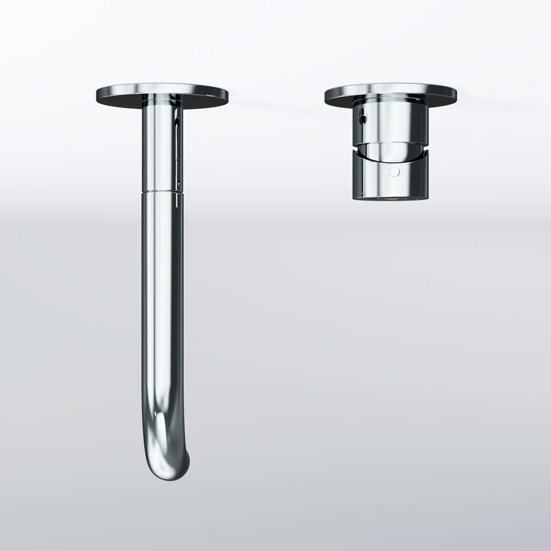 Serie 100 Waschtisch-Wand-Einhebelmischer (Fertigmontageset)