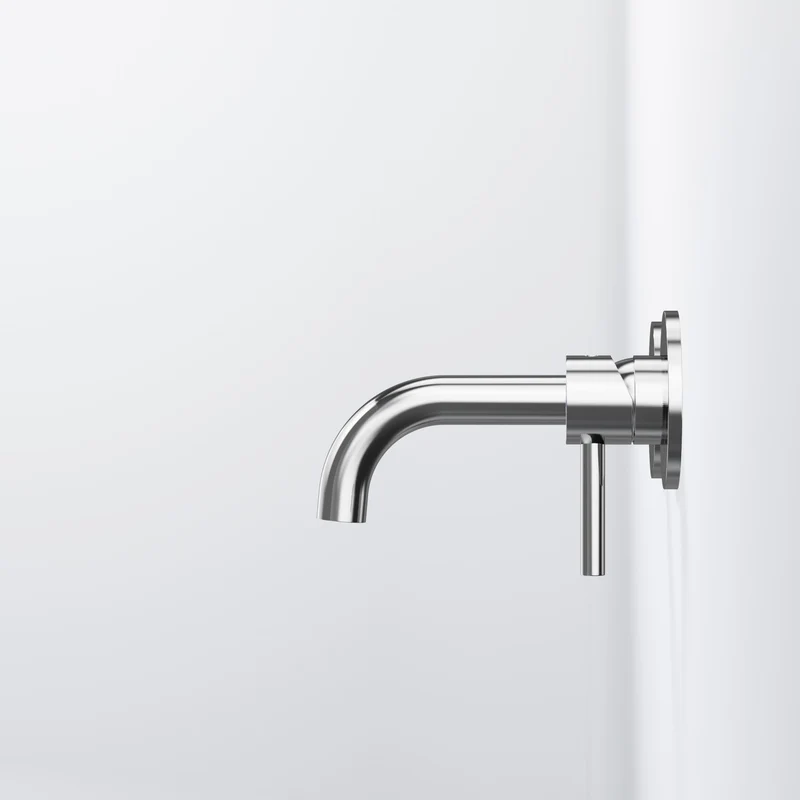 Serie 100 Waschtisch-Wand-Einhebelmischer (Fertigmontageset)