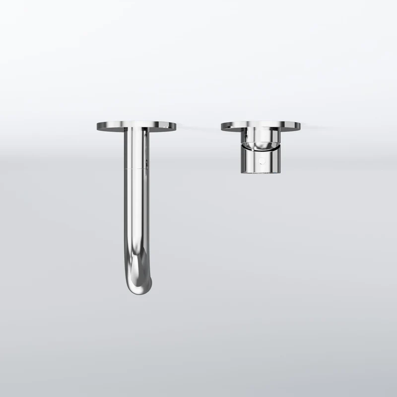 Serie 100 Waschtisch-Wand-Einhebelmischer (Fertigmontageset)
