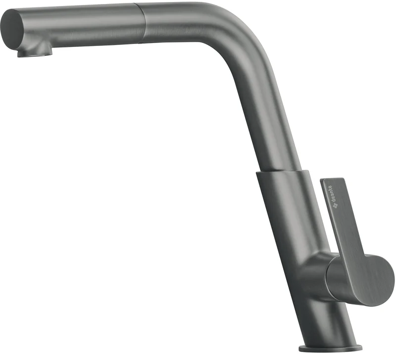DEANTE Silia Küchenarmatur mit ausziehbarem Auslauf // Titanium // BQS-D73M