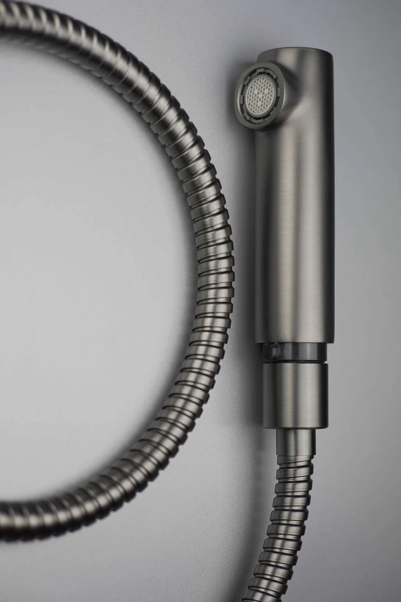 DEANTE Silia Küchenarmatur mit ausziehbarem Auslauf // Titanium // BQS-D73M