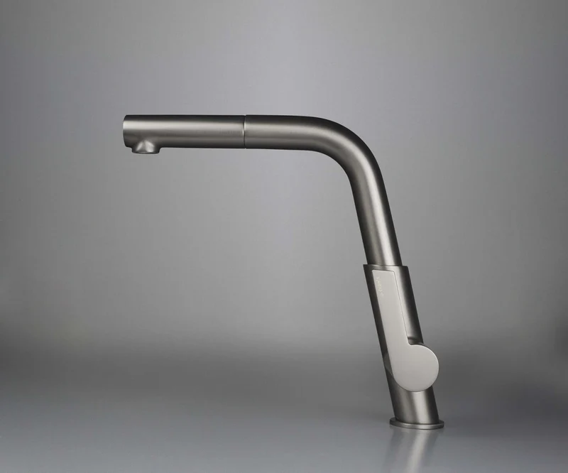 DEANTE Silia Küchenarmatur mit ausziehbarem Auslauf // Titanium // BQS-D73M