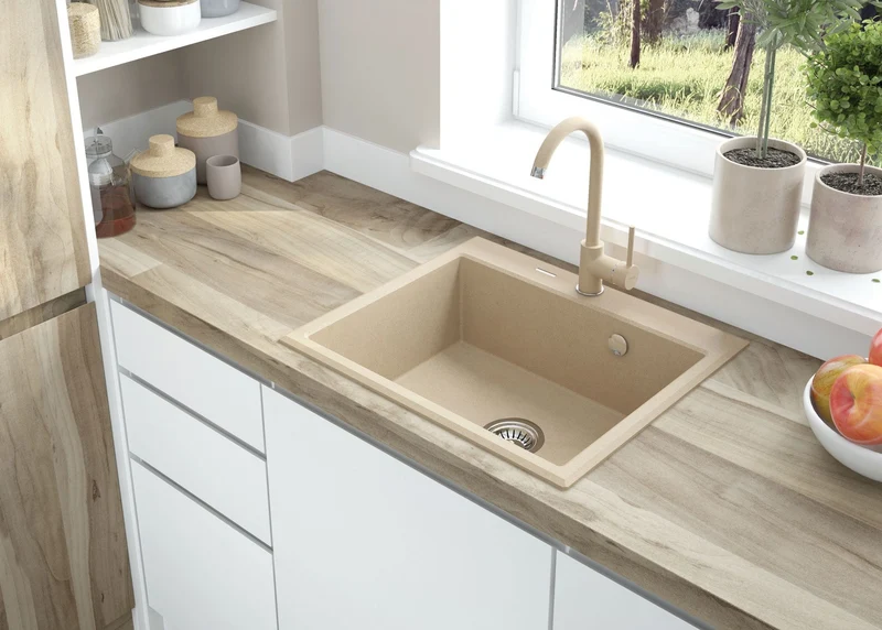 DEANTE Andante Granitspülbecken // Sand // ZQN-7103