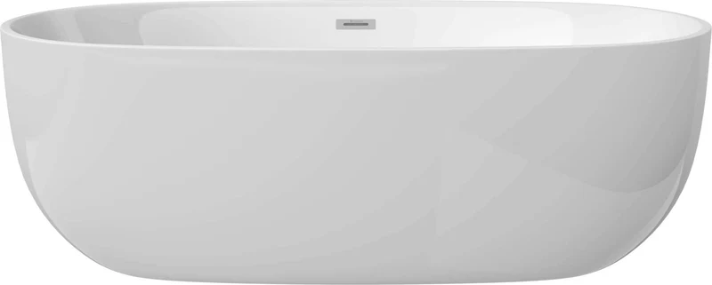 DEANTE Alpinia Freistehende Badewanne Oval - 160 cm // Weiß // KDU-016W