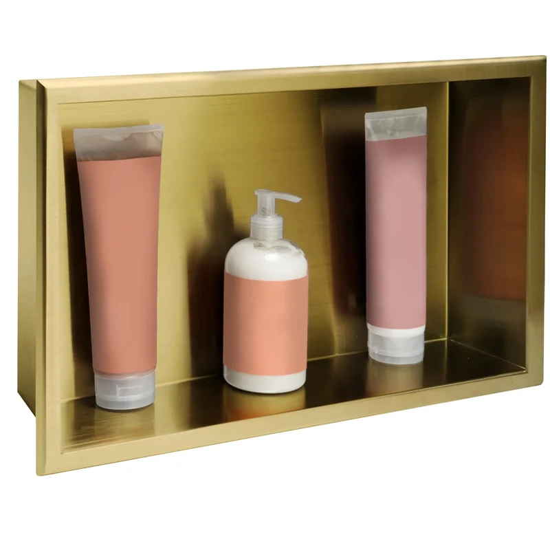 Unterputzregal Matt Gold 30x45cm