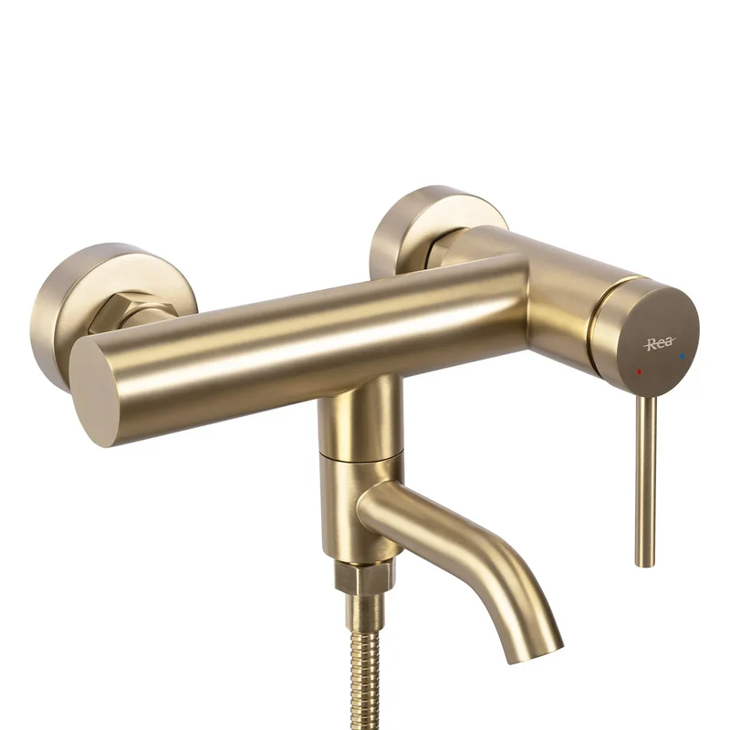 Badewannenarmatur Clif Gold Matt