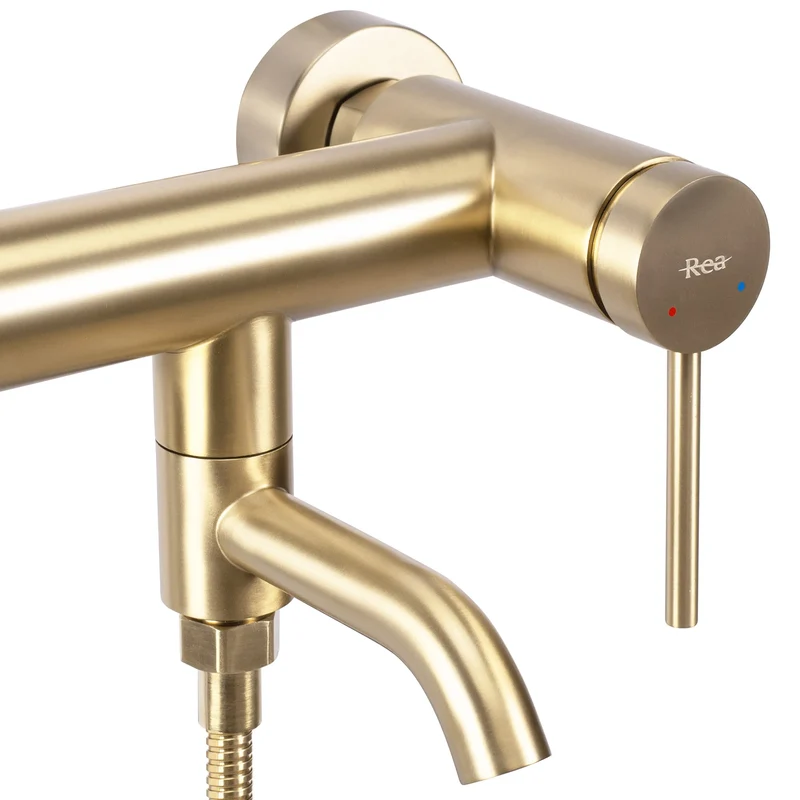 Badewannenarmatur Clif Gold Matt