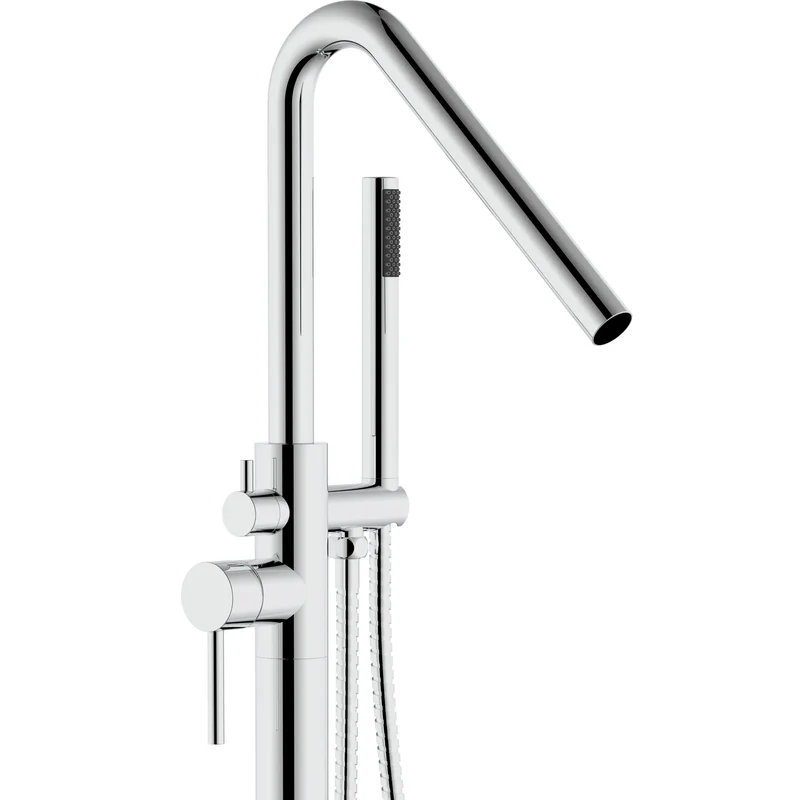 Badewannenarmatur Aras Chrom Matt (Standarmatur)