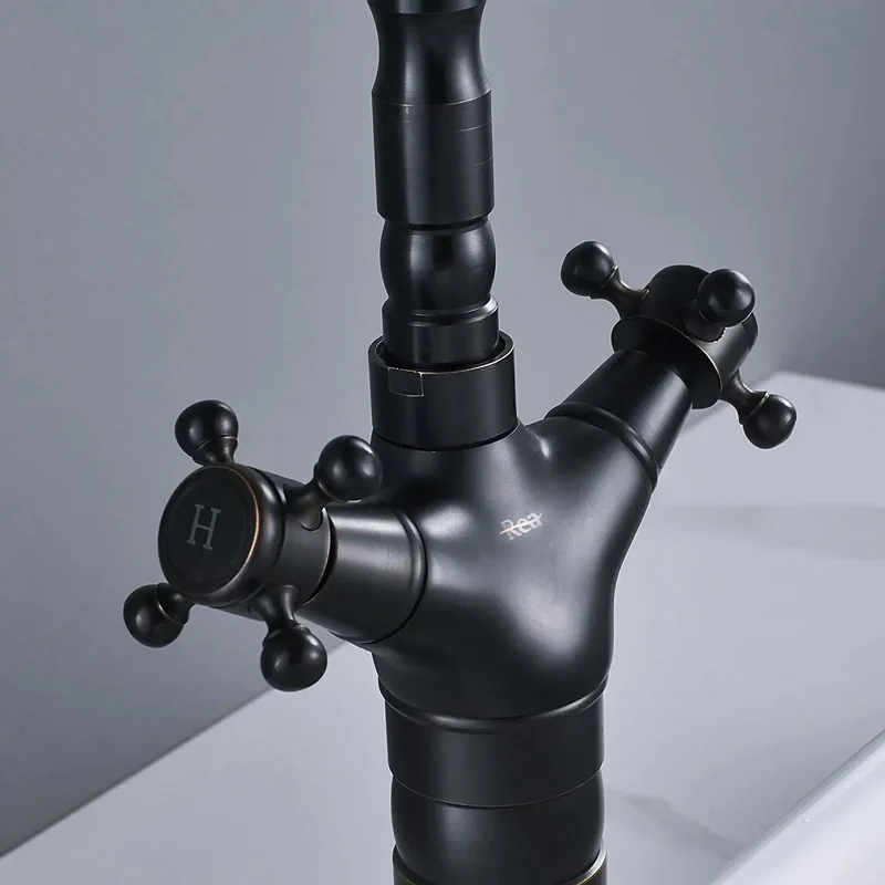Armatur Rustico Antik Old Schwarz