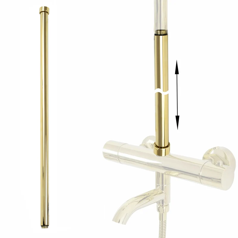 Verlängerung für Dusche 60cm Gold