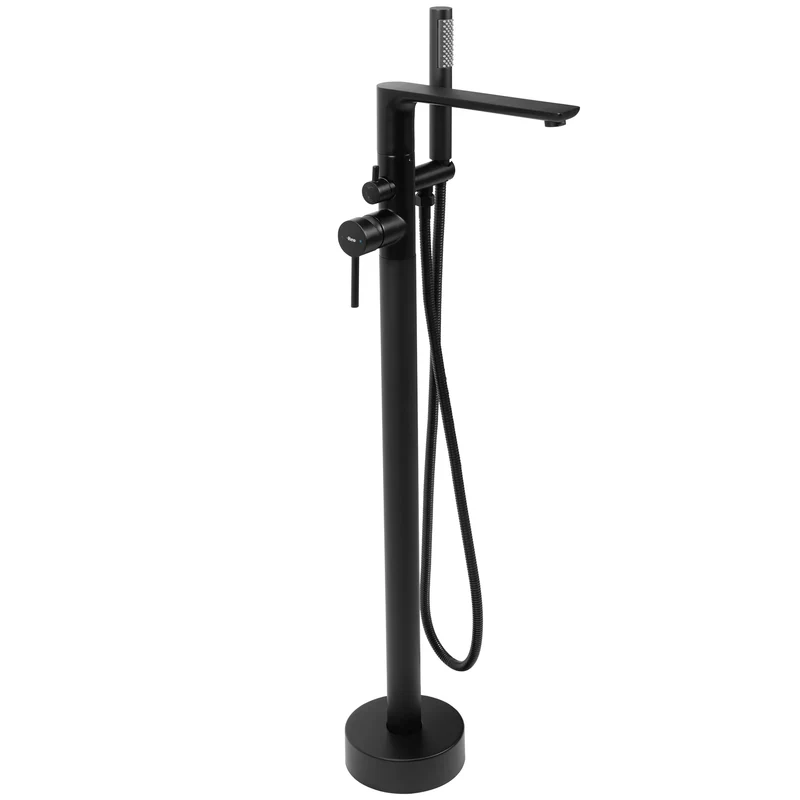 Badewannenarmatur Flores Schwarz(Standarmatur)