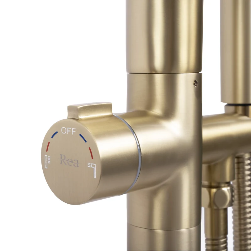 Badewannenarmatur Clark Gold Matt (Standarmatur)