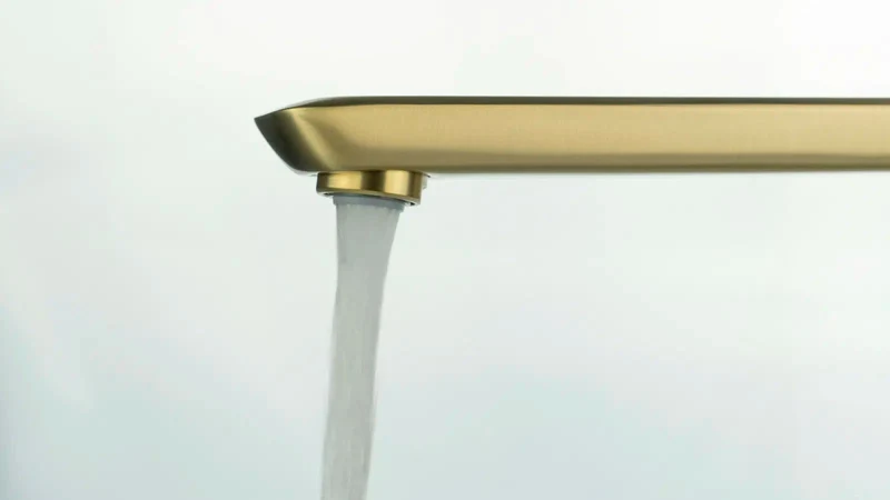 DEANTE Arnika Waschtischarmatur // gebürstetes Gold // BQA-R20M