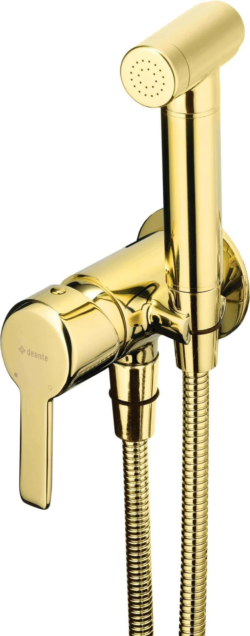 DEANTE Arnika Unterputz-Bidetarmatur mit Bidetta-Handbrause // Gold // BQA-Z34M