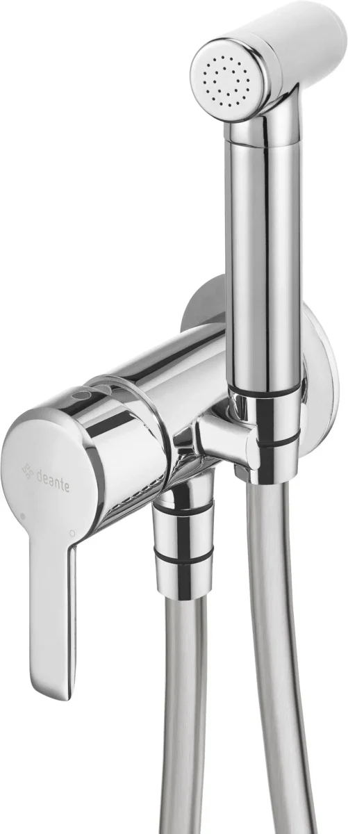 DEANTE Arnika Unterputz-Bidetarmatur mit Bidetta-Handbrause // Chrom // BQA-034M