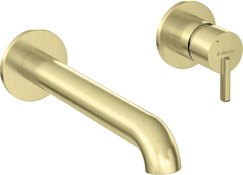 DEANTE Silia Waschtischarmatur für Unterputzmontage // gebürstetes Gold // BQS-R54L