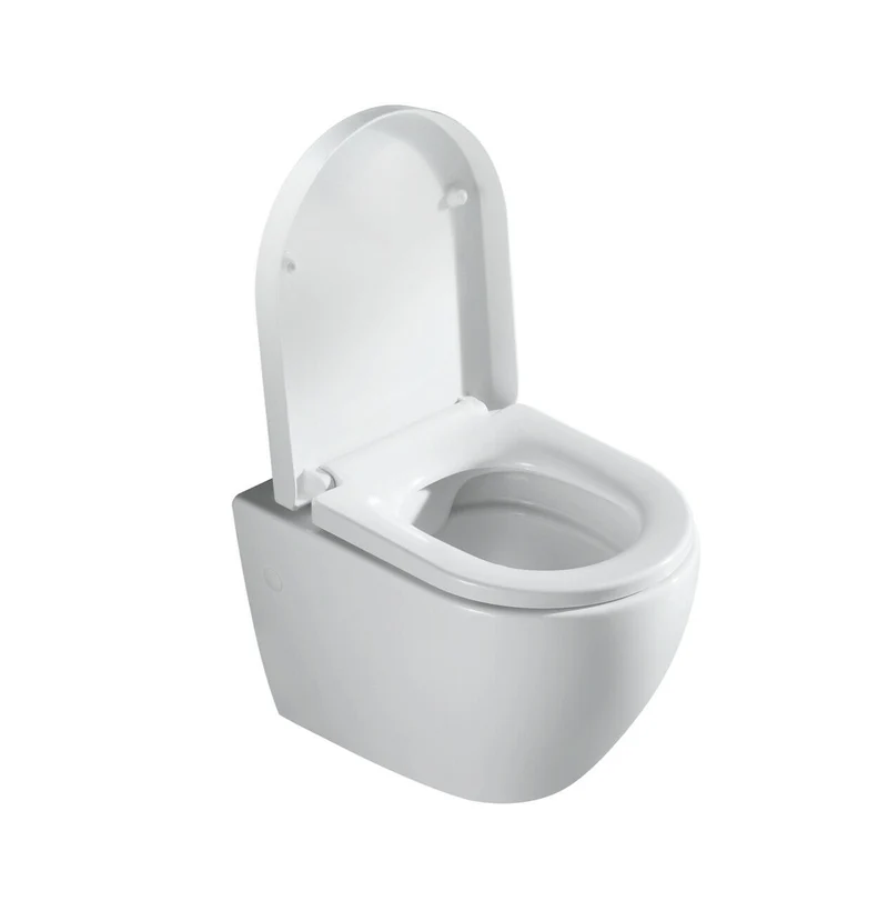 Oase Design Stand-WC spülrandlos weiß Tiefspüler inkl WC-Sitz abnehmbar Absenkautomatik (B-Ware)