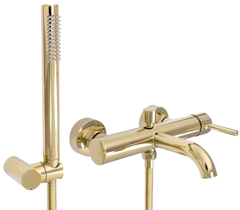 Badewannenarmatur Lungo Gold