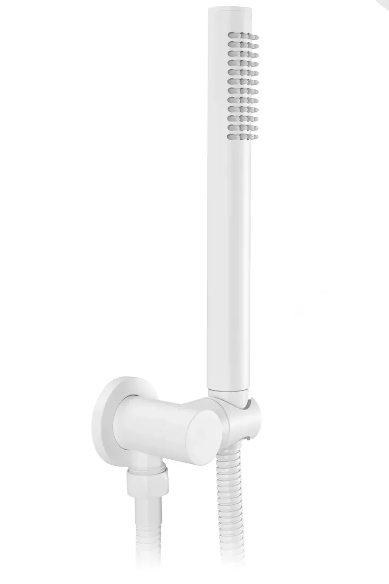 Dusche mit Wannenauslauf Unterputz Lungo White