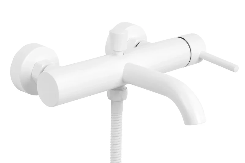 Badewannenarmatur Lungo White