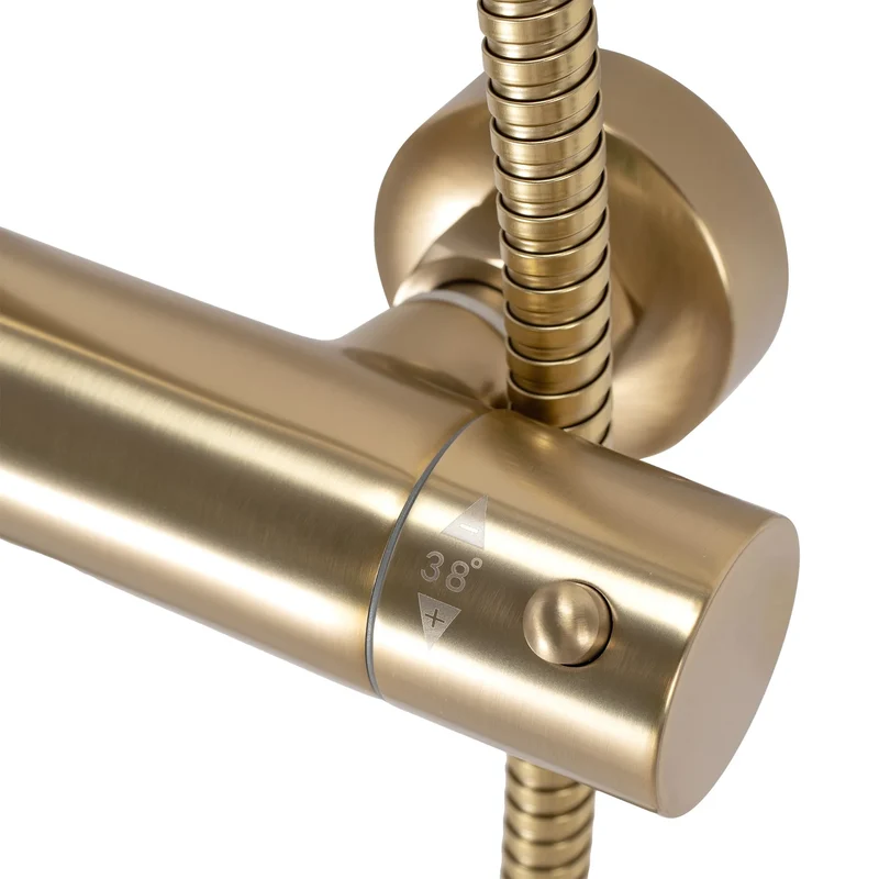 Dusche Parot Matt Gold (Duscharmatur mit Thermostat)