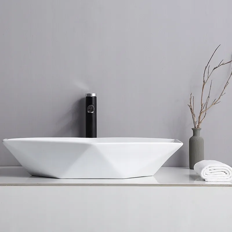 Aufsatzwaschbecken Vegas White 57x37cm