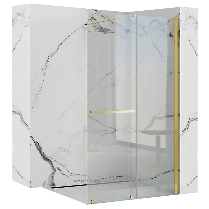 Walk In Duschwand Cortis Gold 100-120cm