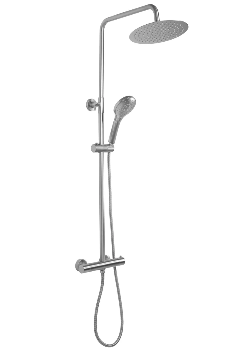 Dusche Vincent Chrom Matt (mit Thermostat)