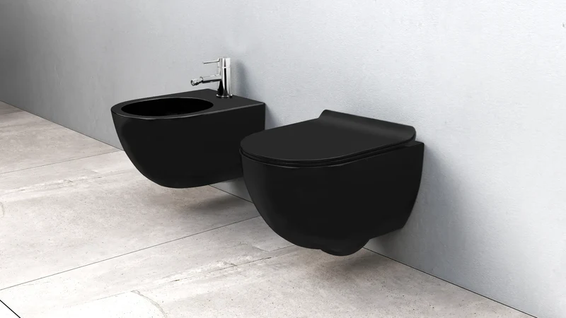 Bidet Carlo Black Matt