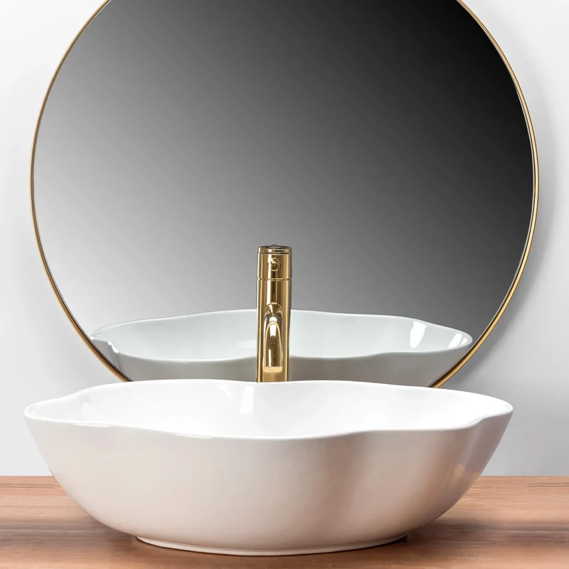 Aufsatzwaschbecken Pearl White 51,5x37,5cm