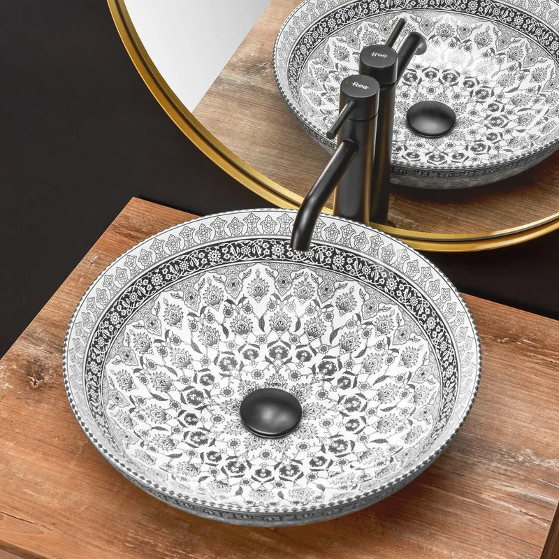 Aufsatzwaschbecken Arte Dark Grey ∅ 40cm