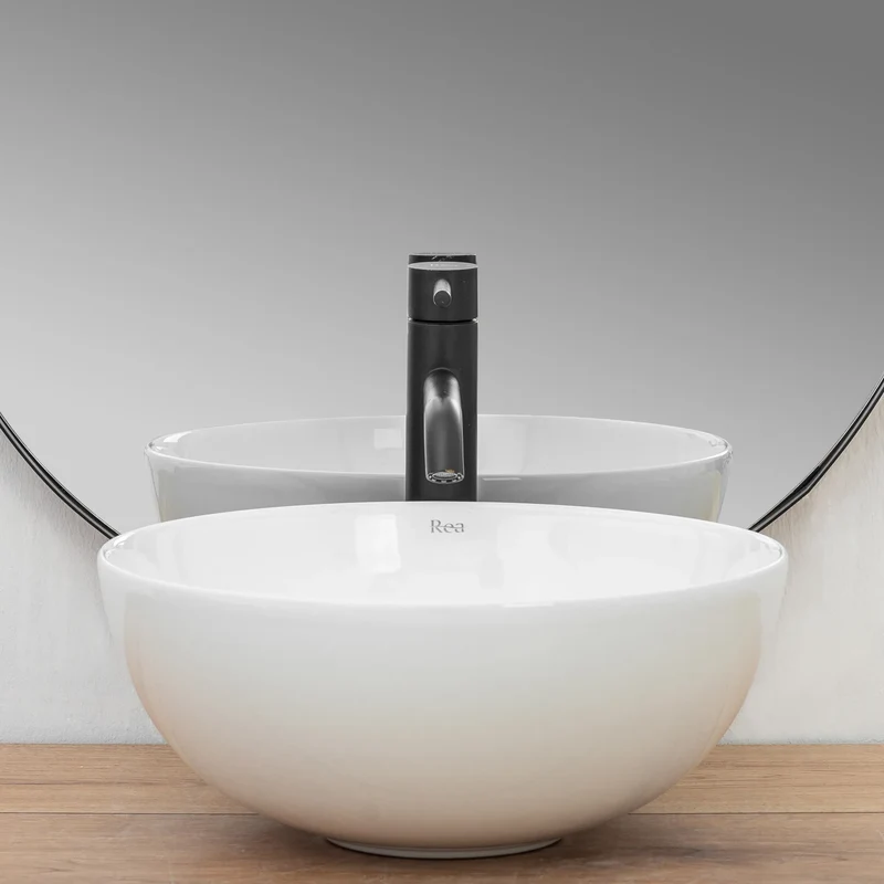 Aufsatzwaschbecken Stella White Edge Ø36cm