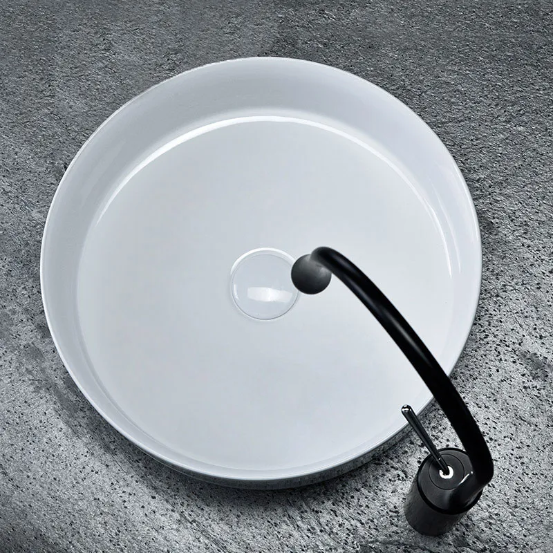 Aufsatzwaschbecken Elma Weiß ∅ 45cm