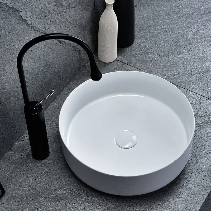 Aufsatzwaschbecken Elma Weiß ∅ 45cm