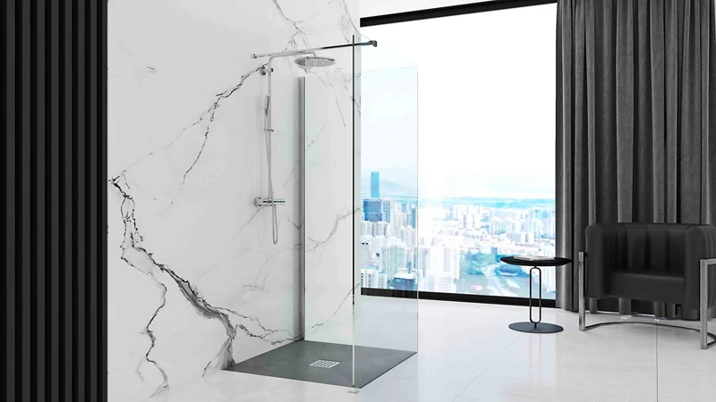 Duschtasse Grey Rock 90x90cm