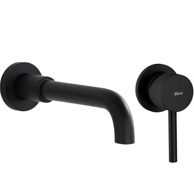 Armatur Unterputz Lungo Long Black