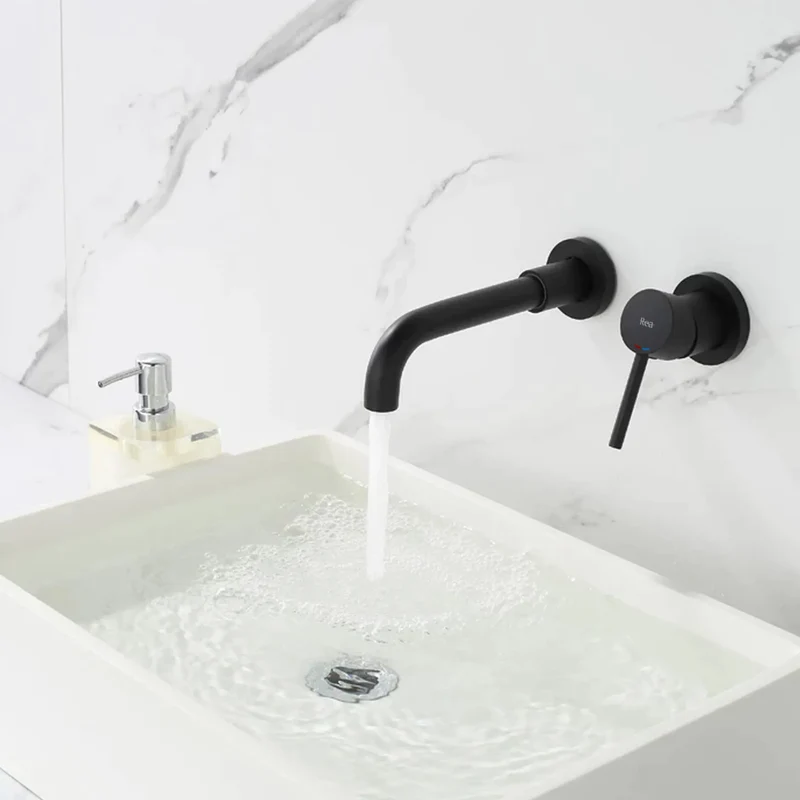 Armatur Unterputz Lungo Long Black