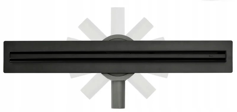 Duschrinne Neo Slim Black 50-100cm