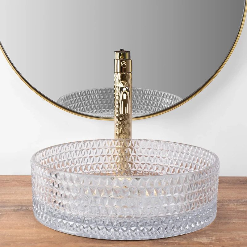 Aufsatzwaschbecken Cristal White ∅ 35,5cm