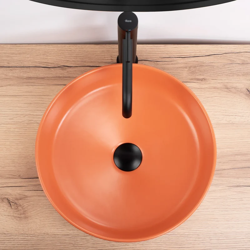 Aufsatzwaschbecken Sami Terra Matt Ø 35cm