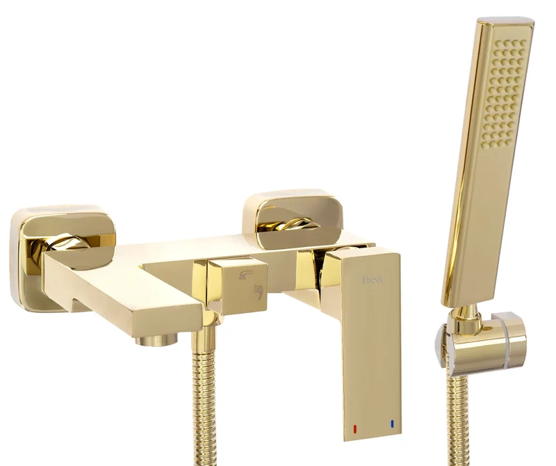 Badewannenarmatur Fenix Gold