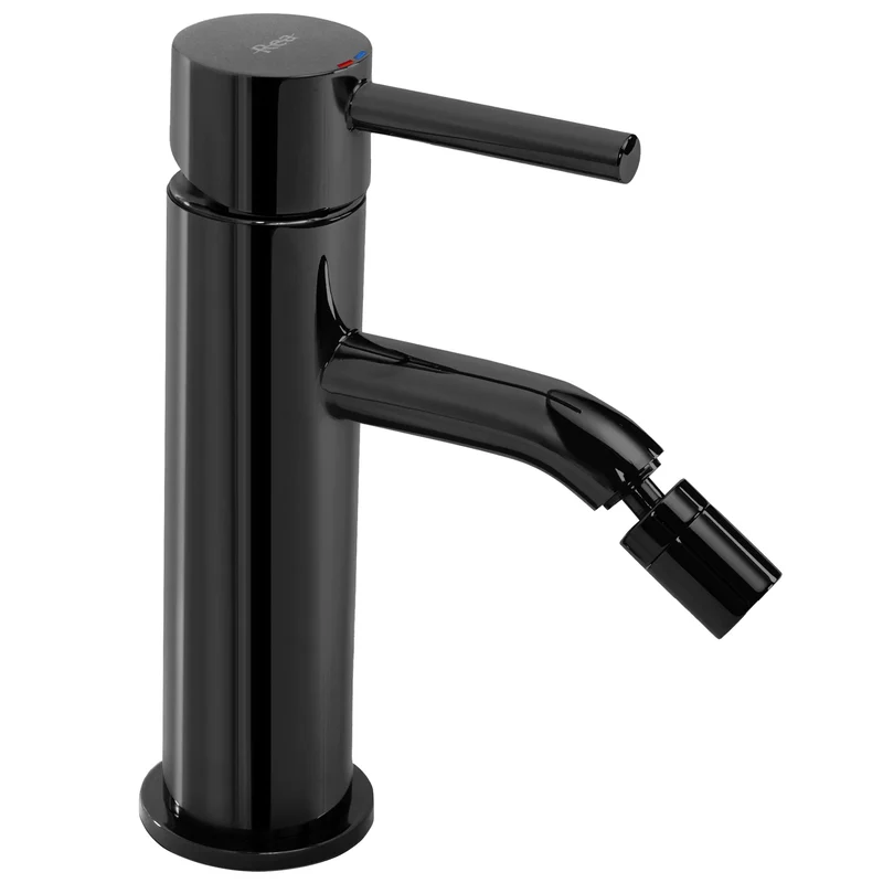 Bidetarmatur Lungo Scharz Metallic