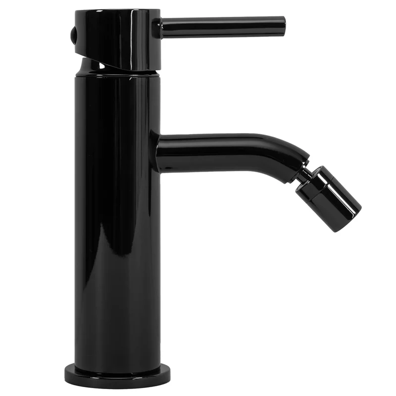 Bidetarmatur Lungo Scharz Metallic