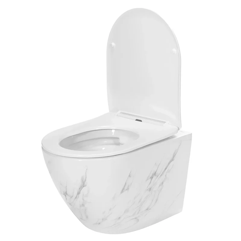 Toilette Carlo Marmor Grau