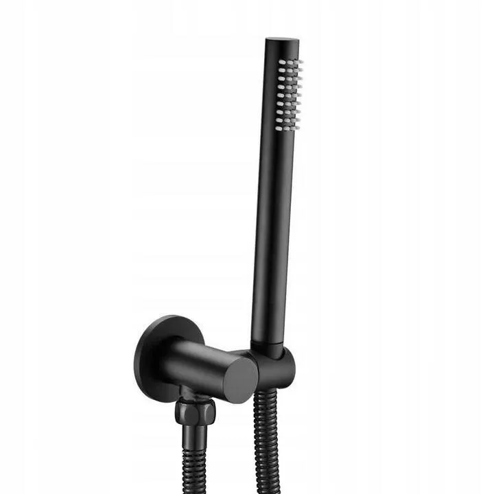 Dusche mit Wannenauslauf Unterputz Lungo Black
