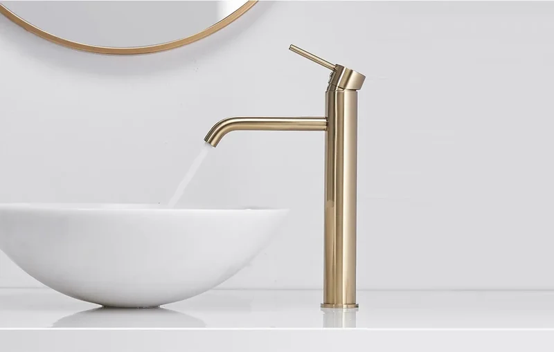 Armatur Lungo High Gold Poliert